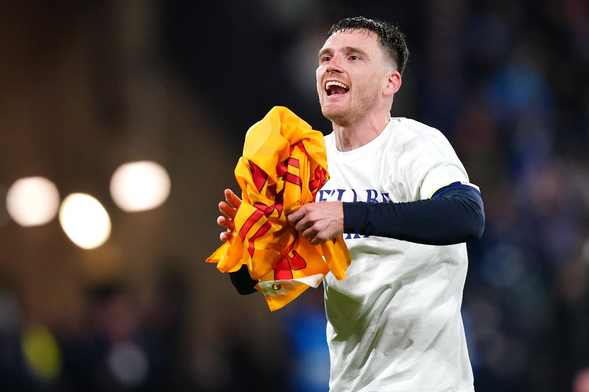 Andy Robertson relieved and honoured to lead Scotland to World Cup