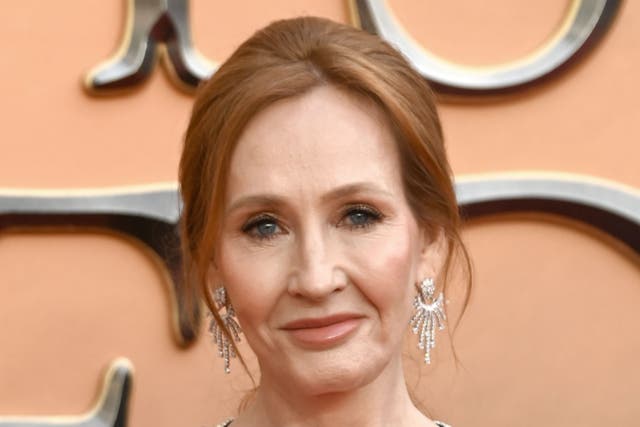 <p>JK Rowling at the London premiere of 'Fantastic Beasts: The Secret of Dumbledore' in March 2022</p>