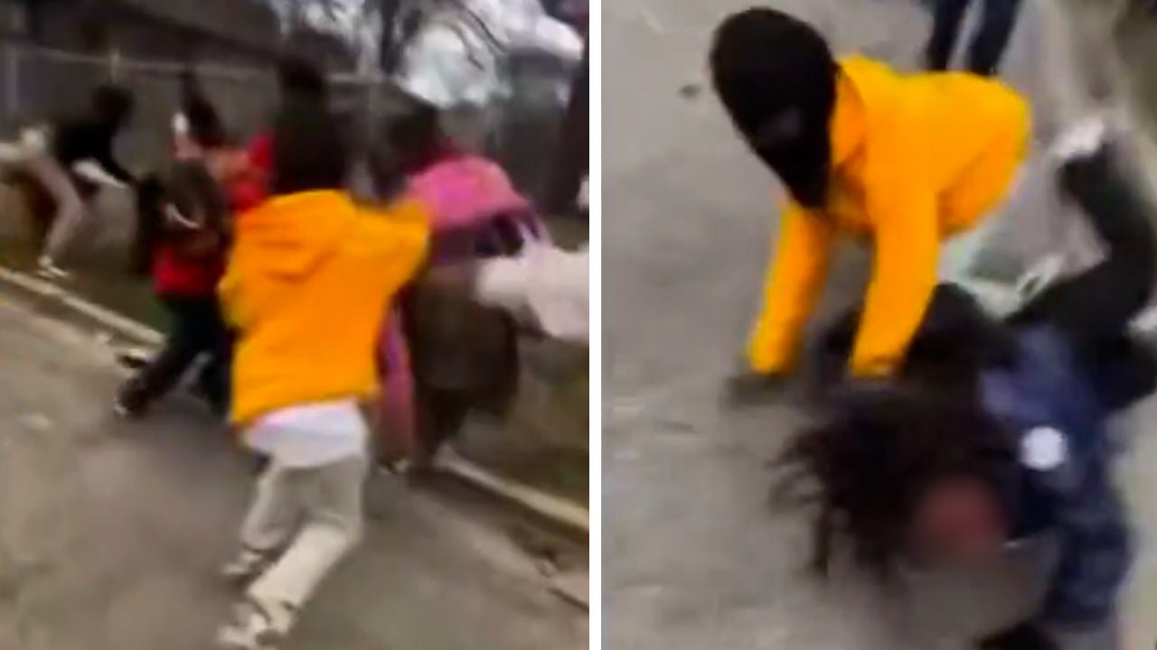 <p>Mother and children attacked by kids outside elementary school</p>