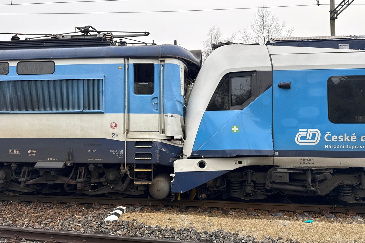 At least 57 injured after two passenger trains collide in Czech Republic