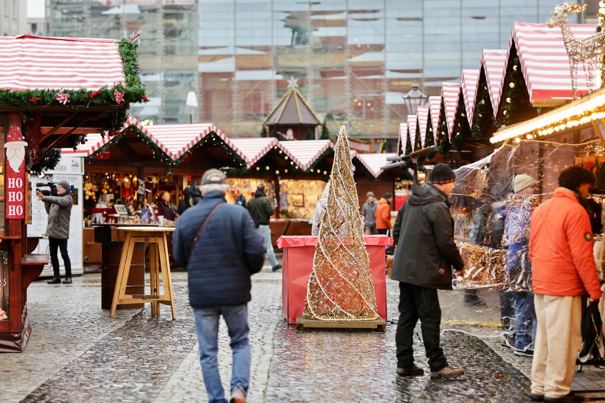 Christmas market in Germany opens after last year's deadly attack in the city of Magdeburg