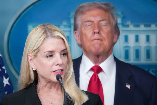 <p>Departing DOJ staff have slammed Donald Trump and Pam Bondi for their stewardship of the Justice Department, claiming that they are causing ‘irreversible damage’</p>
