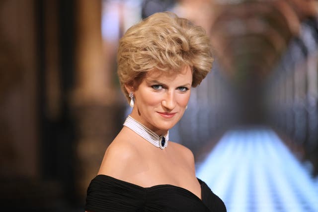 <p>The figure depicts Diana in her iconic black, off-the-shoulder gown, famously dubbed the 'revenge dress'. </p>