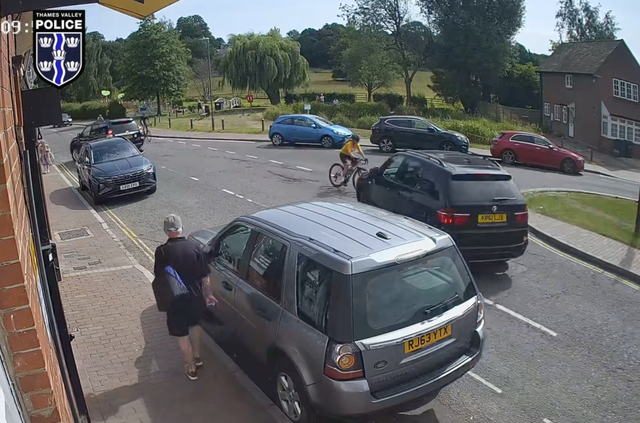 <p>The chairman of BBC Children In Need has resigned weeks into the role, after he was sentenced for seriously injuring a cyclist in a crash. Image taken from CCTV</p>