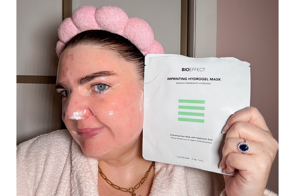 best sheet mask indybest review Bioeffect imprinting hydrogel mask