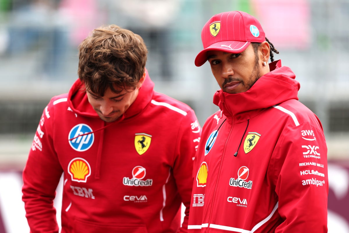 Lewis Hamilton and Charles Leclerc free to criticise team publicly, says  Ferrari F1 boss Fred Vasseur | The Independent