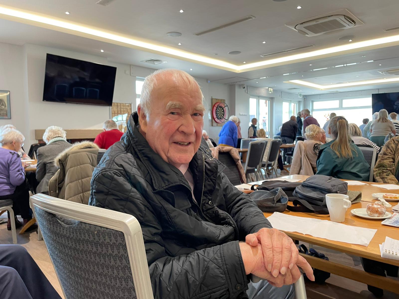 Graham Jones, who was at a weekly event at the rugby club, says the construction of HS2 has ruined the village