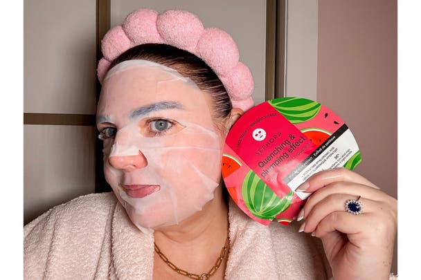 best sheet mask indybest review Sephora watermelon quenching & plumping effect sheet mask
