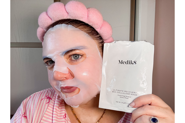 best sheet mask indybest review Medik8 ultimate recovery bio-cellulose mask