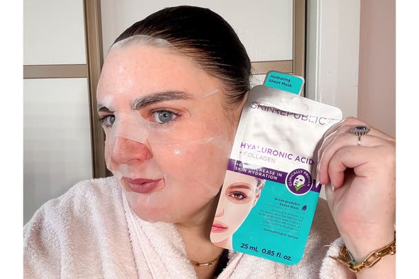 best sheet mask indybest review Skinrepublic hyaluronic acid + collagen sheet mask