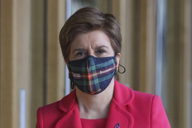 Nicola Sturgeon led the Scottish Government’s response to Covid-19 during her time in Bute House (Jane Barlow/PA)