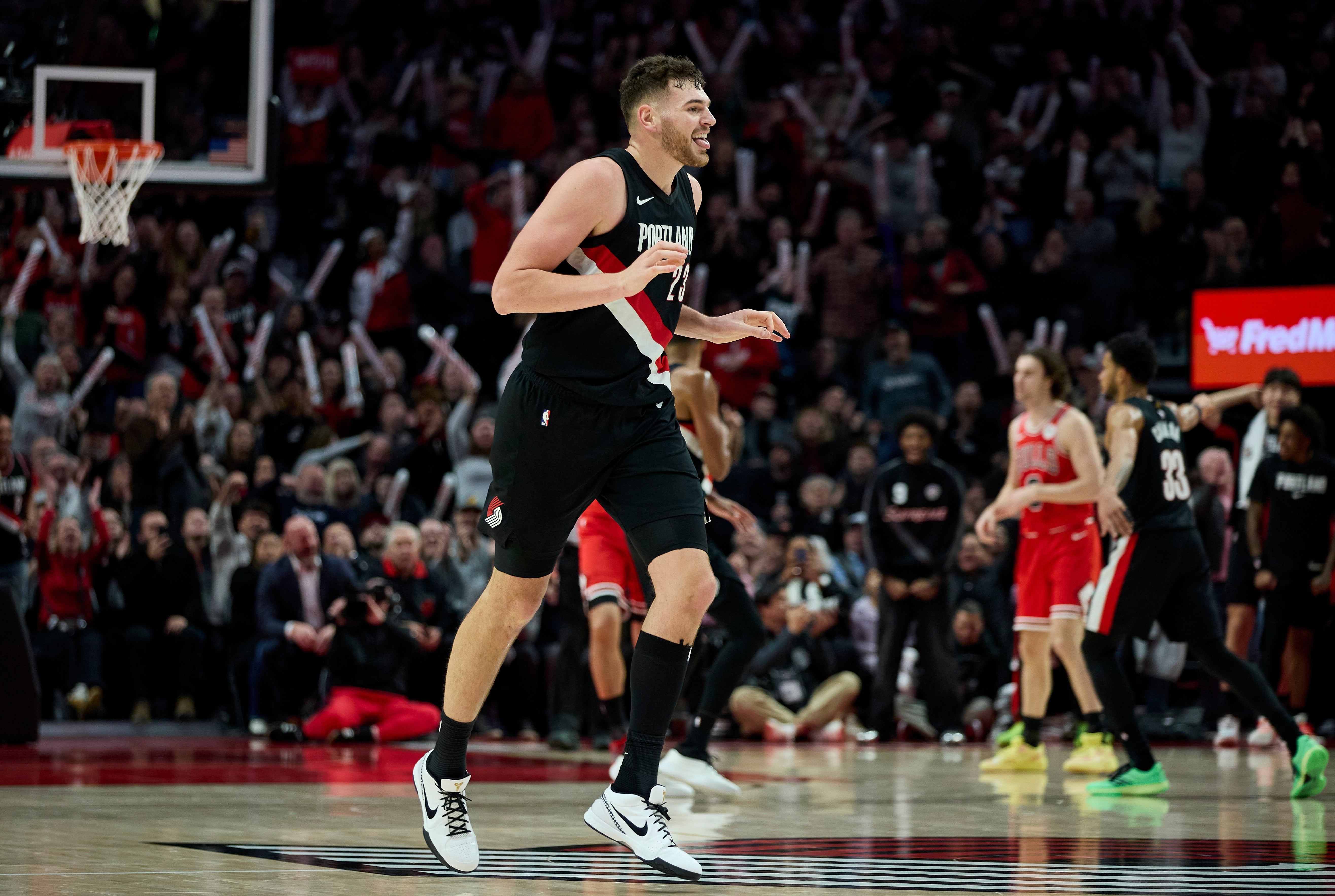 APTOPIX Bulls Trail Blazers Basketball