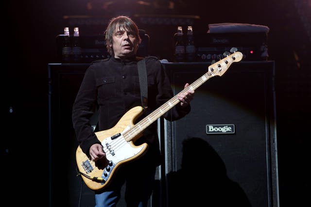 Gary ‘Mani’ Mounfield performing with The Stone Roses (Jane Barlow/PA)