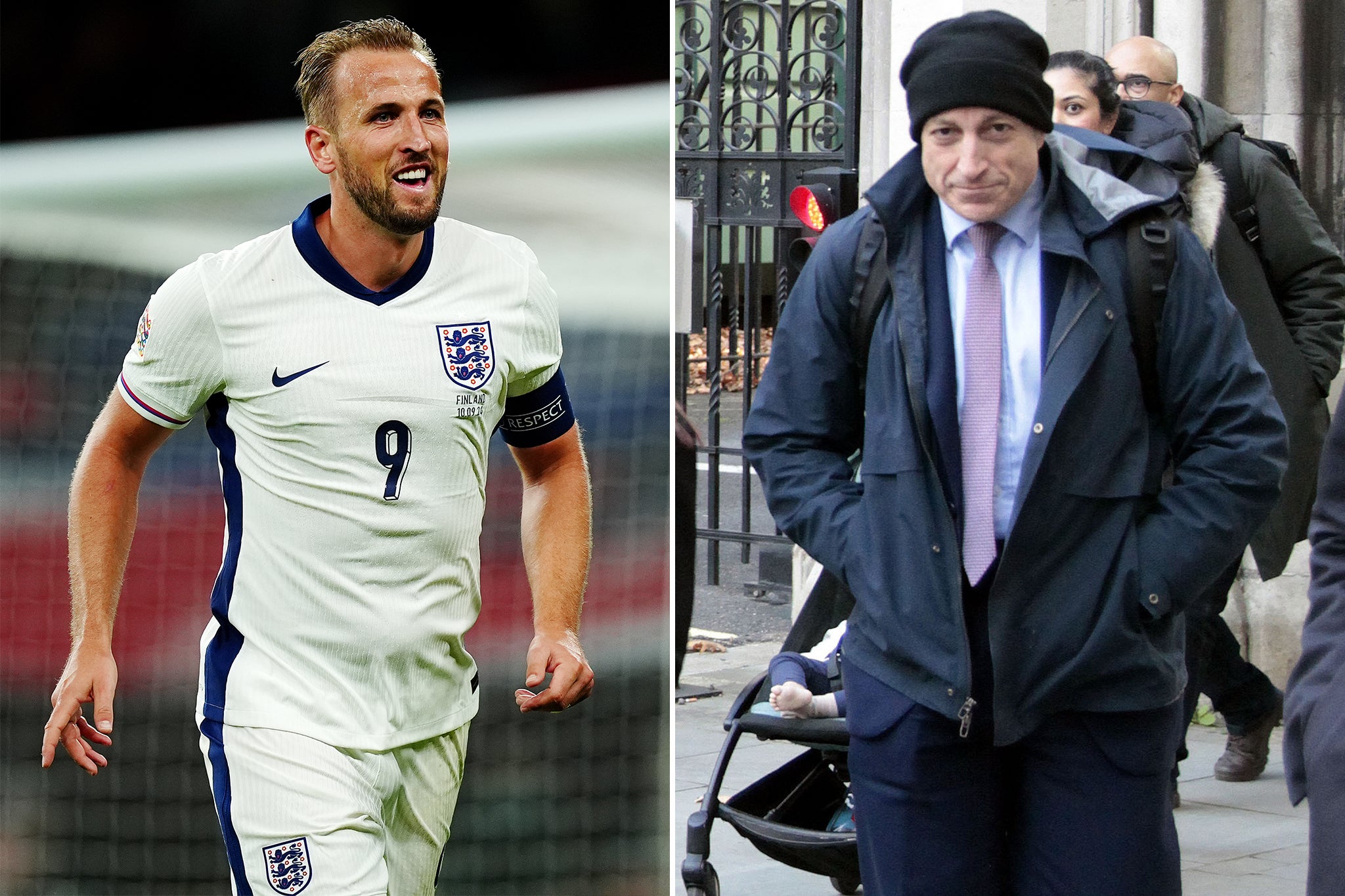 Professor Fares Haddad, right, famously fixed Harry Kane’s hamstring