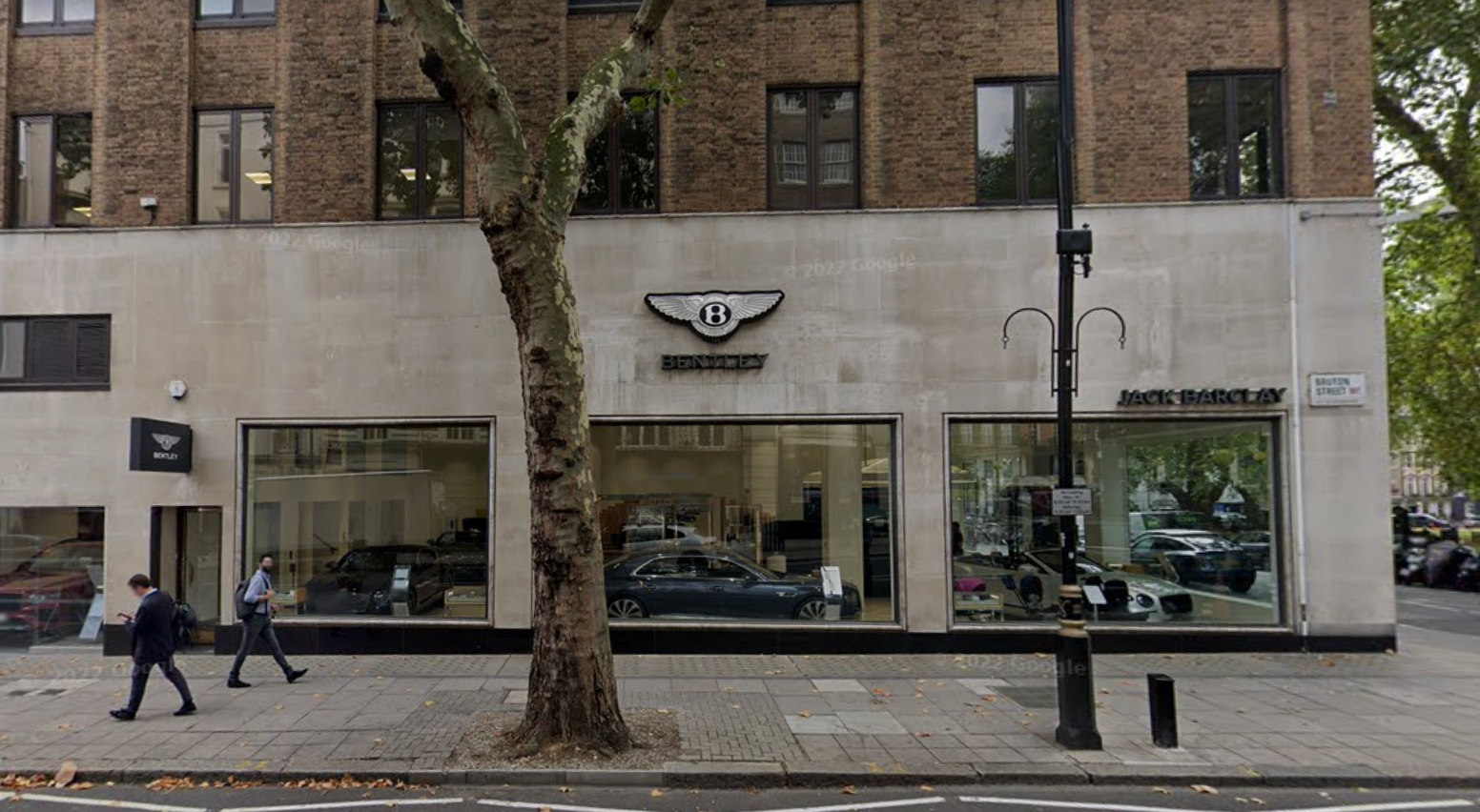 The Mayfair showroom of Jack Barclay