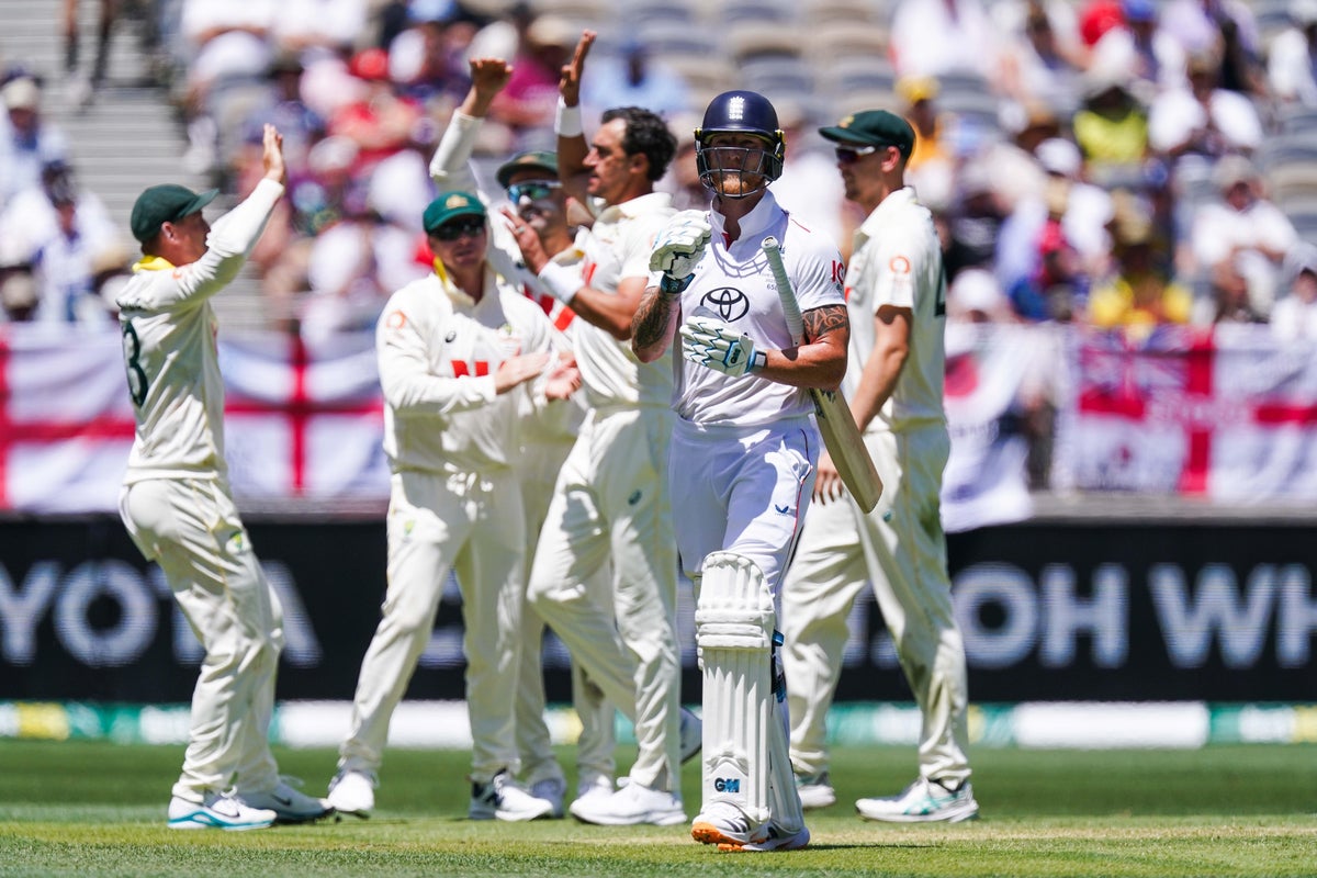 England&rsquo;s batting decimated by Mitchell Starc on opening day of the Ashes