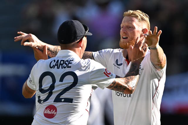 <p>Brydon Carse and Ben Stokes both starred as England fought back with the ball on day one of the first Ashes Test</p>