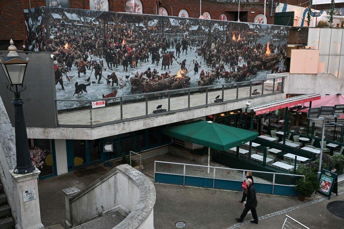 AI-generated Christmas mural branded a Lovecraftian horror' removed after backlash