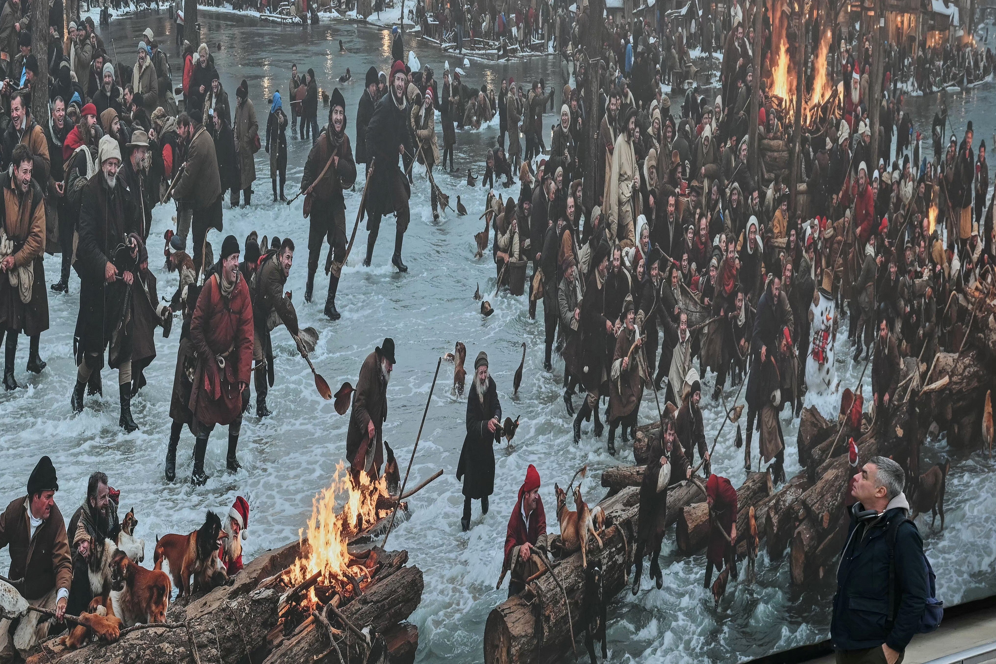 Locals said the mural was riddled with inconsistencies