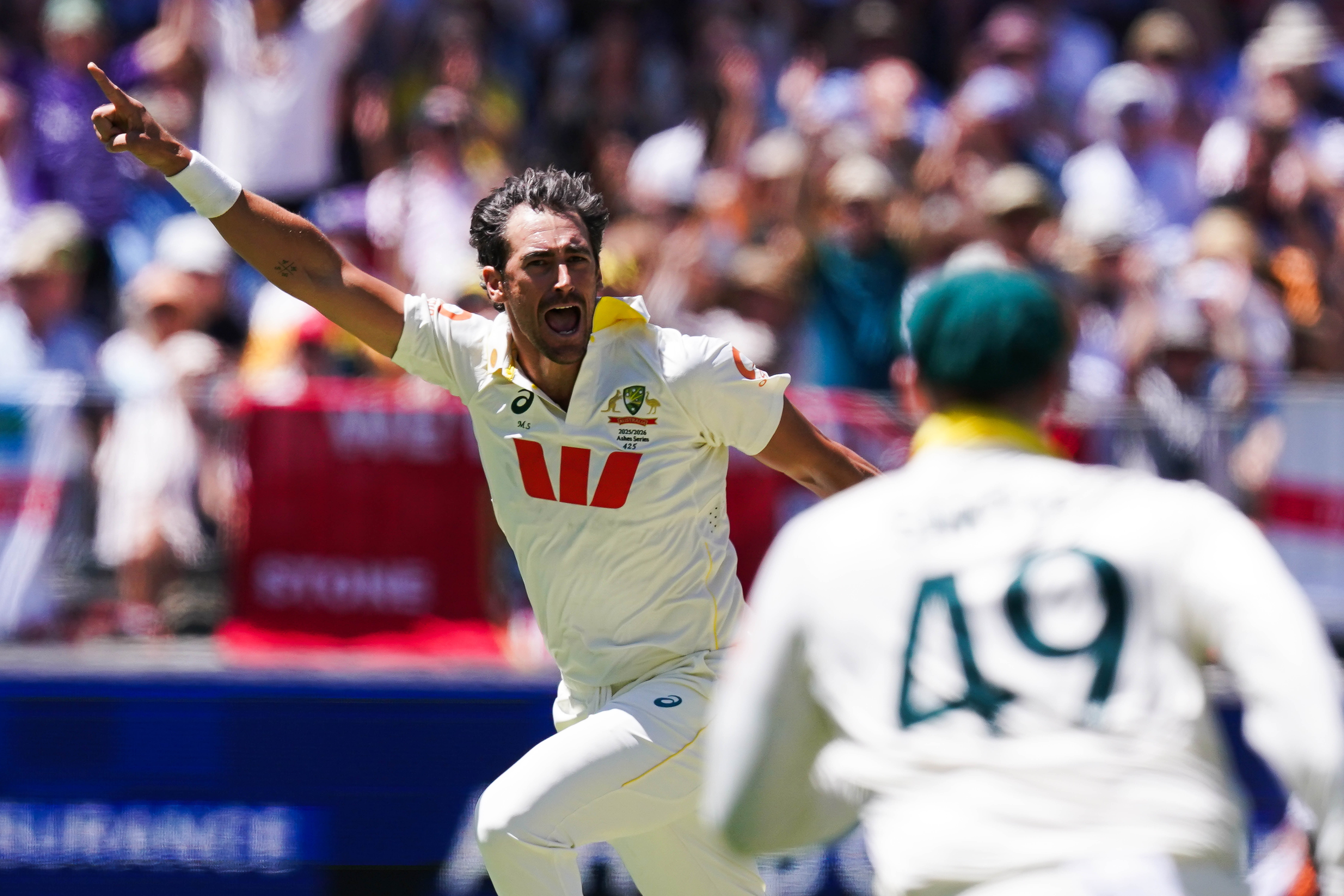 Mitchell Starc took seven wickets on day one