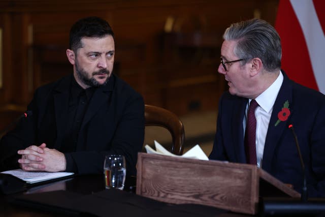 The Prime Minister has stressed previously that Ukraine must determine its own future (Henry Nicholls/PA)