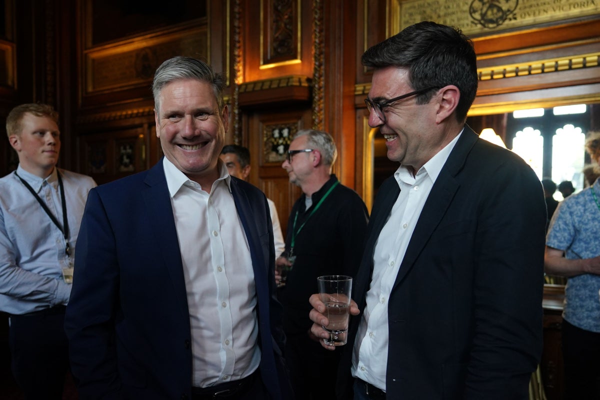 Burnham heads list of candidates by Labour members to replace Starmer