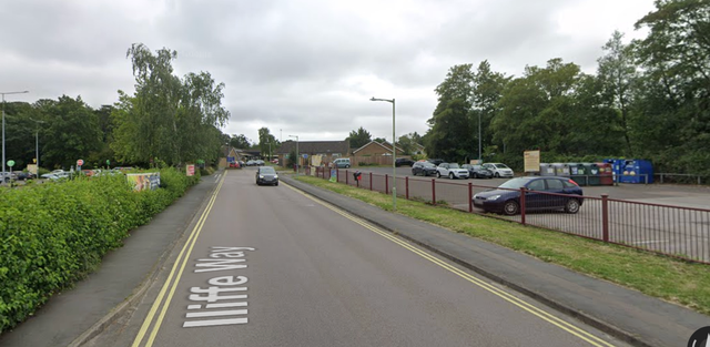 <p>The victim was running along a pathway off Iliffe Way in Stowmarket, Suffolk, when she was approached</p>