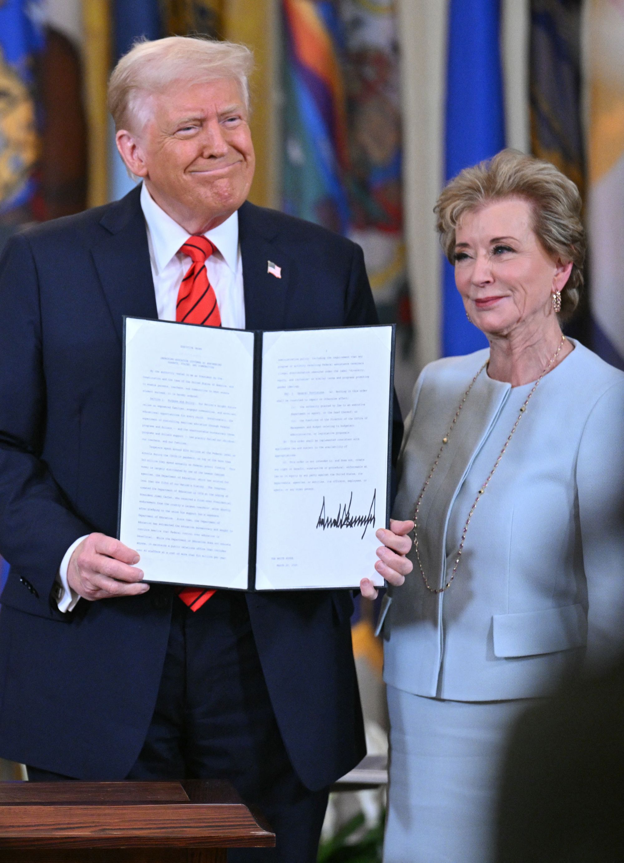 Nursing has been excluded as a ‘professional degree’ by Linda McMahon’s Department of Education as it looks to implement sweeping cuts to student loads laid out in President Donald Trump’s ‘One Big Beautiful Bill Act’ (file image)