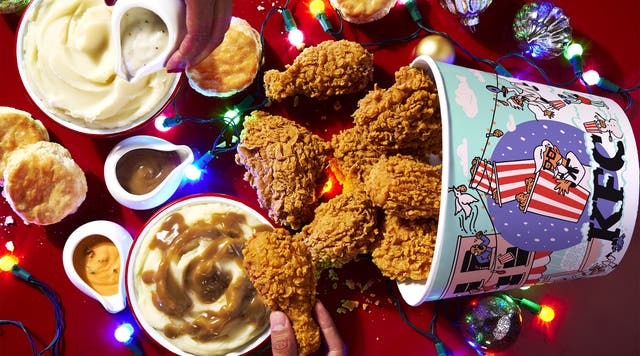 <p>KFC has announced its festive menu</p>