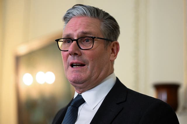 The Prime Minister declined to say whether the US president’s comment was appropriate (Jaimi Joy/PA)