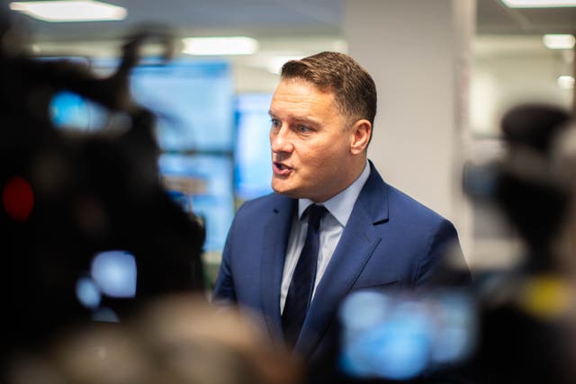 <p>Health Secretary Wes Streeting</p>