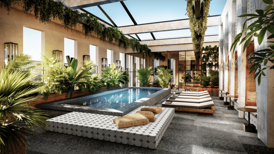 The Fairmont New Orleans is opening in June 2026 and features a rooftop pool deck