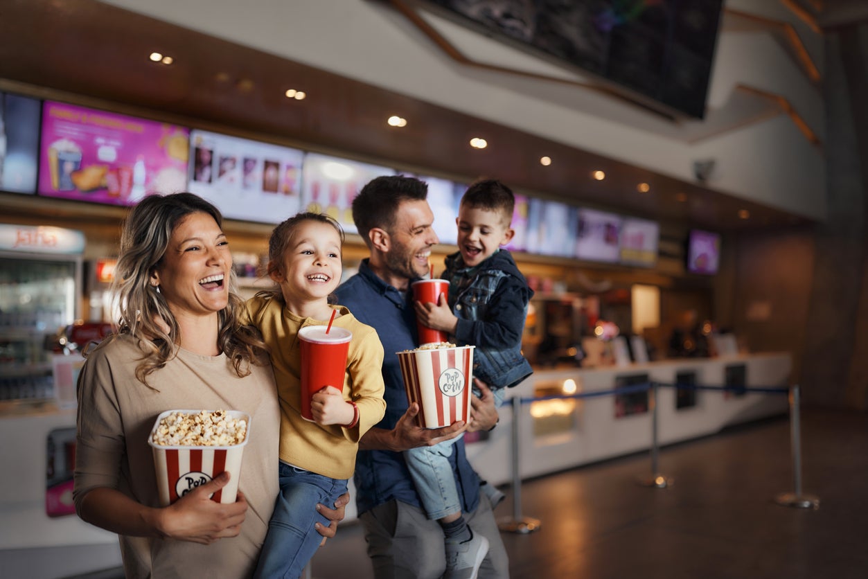 Movie prices can make a night out for a family of four expensive, but prices can vary based on where you live.