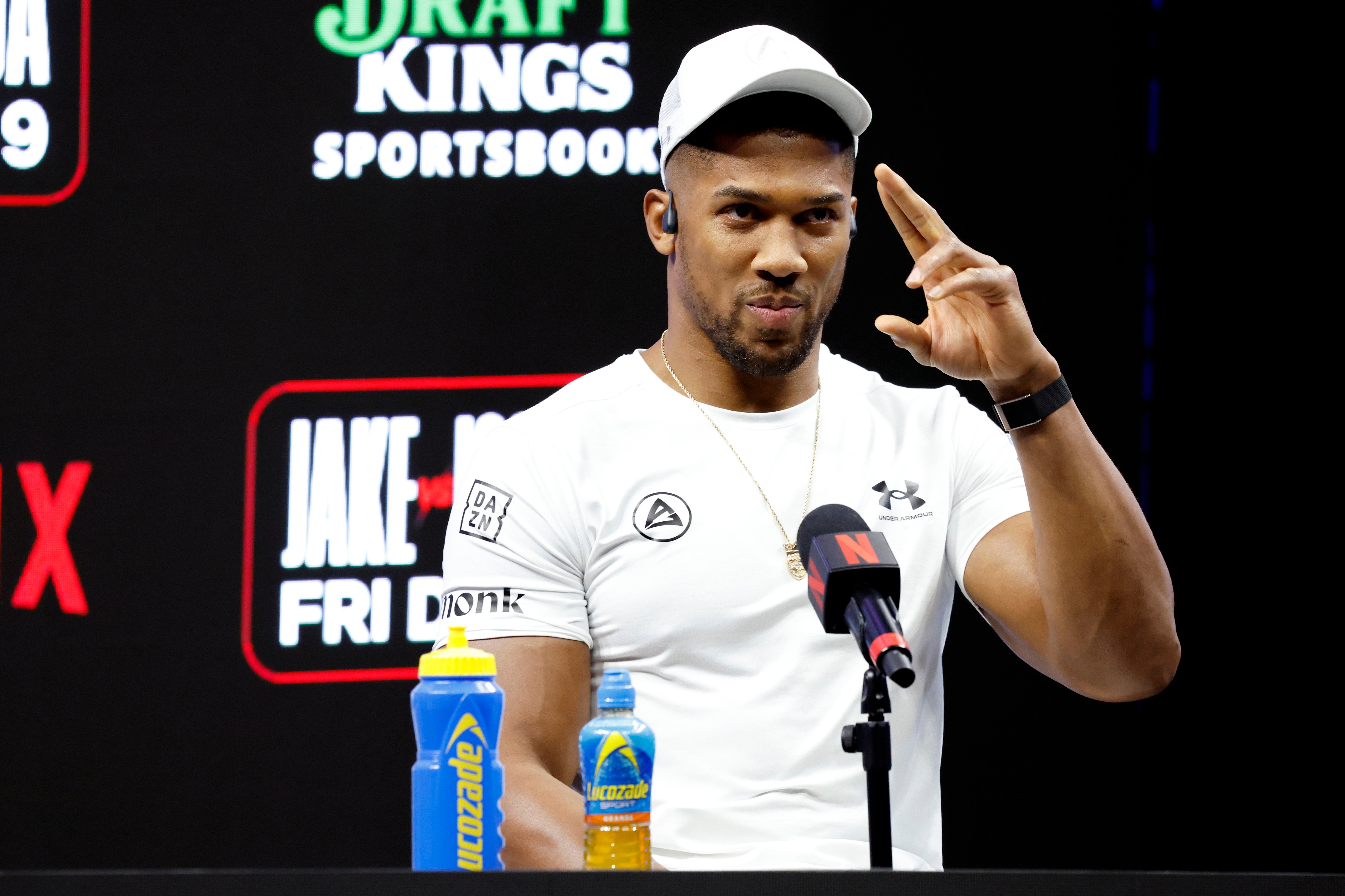 Anthony Joshua took aim at Tyson Fury on Friday