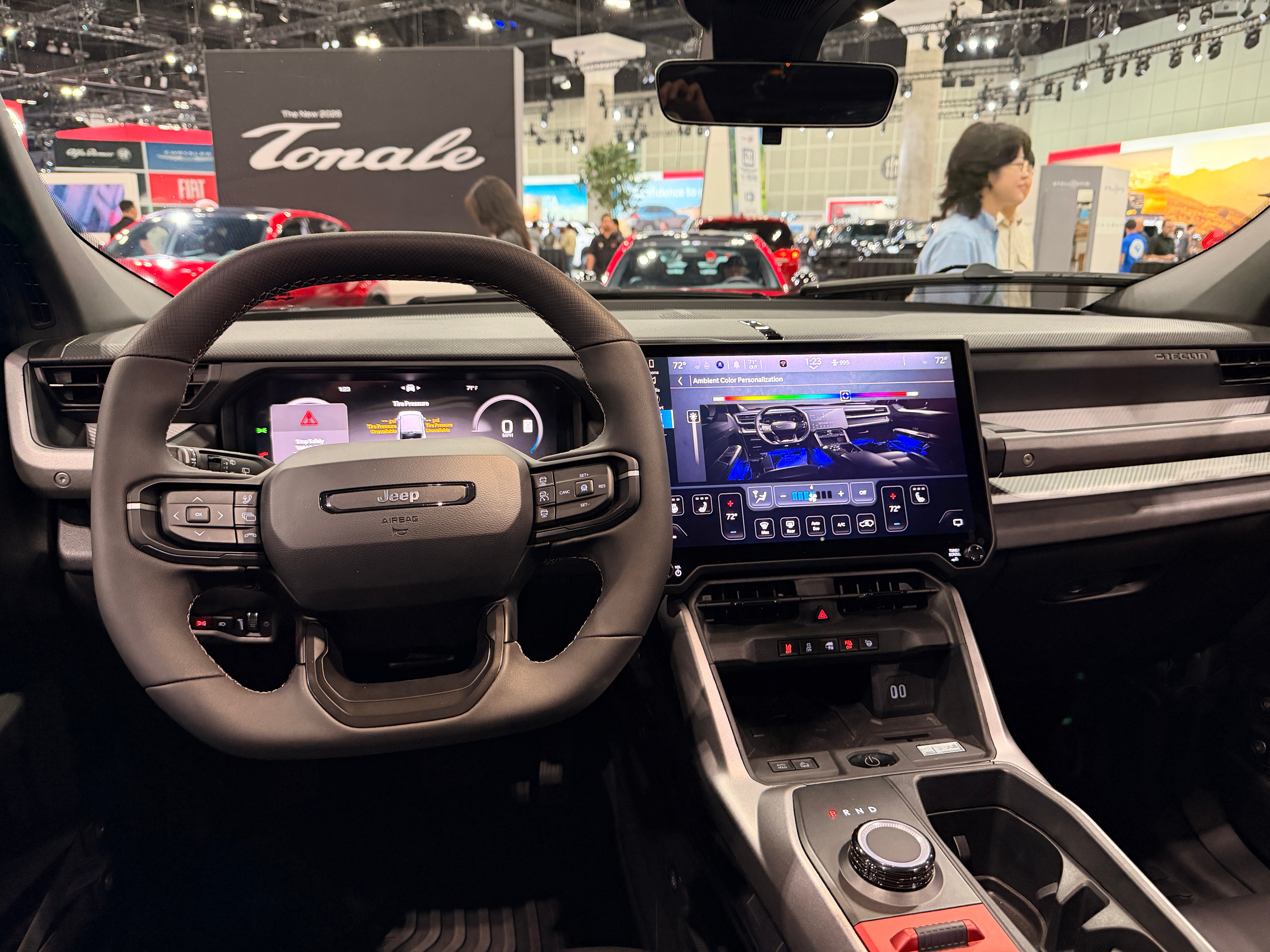 The Jeep Recon gets a rugged interior with the biggest tech package yet seen in a Jeep