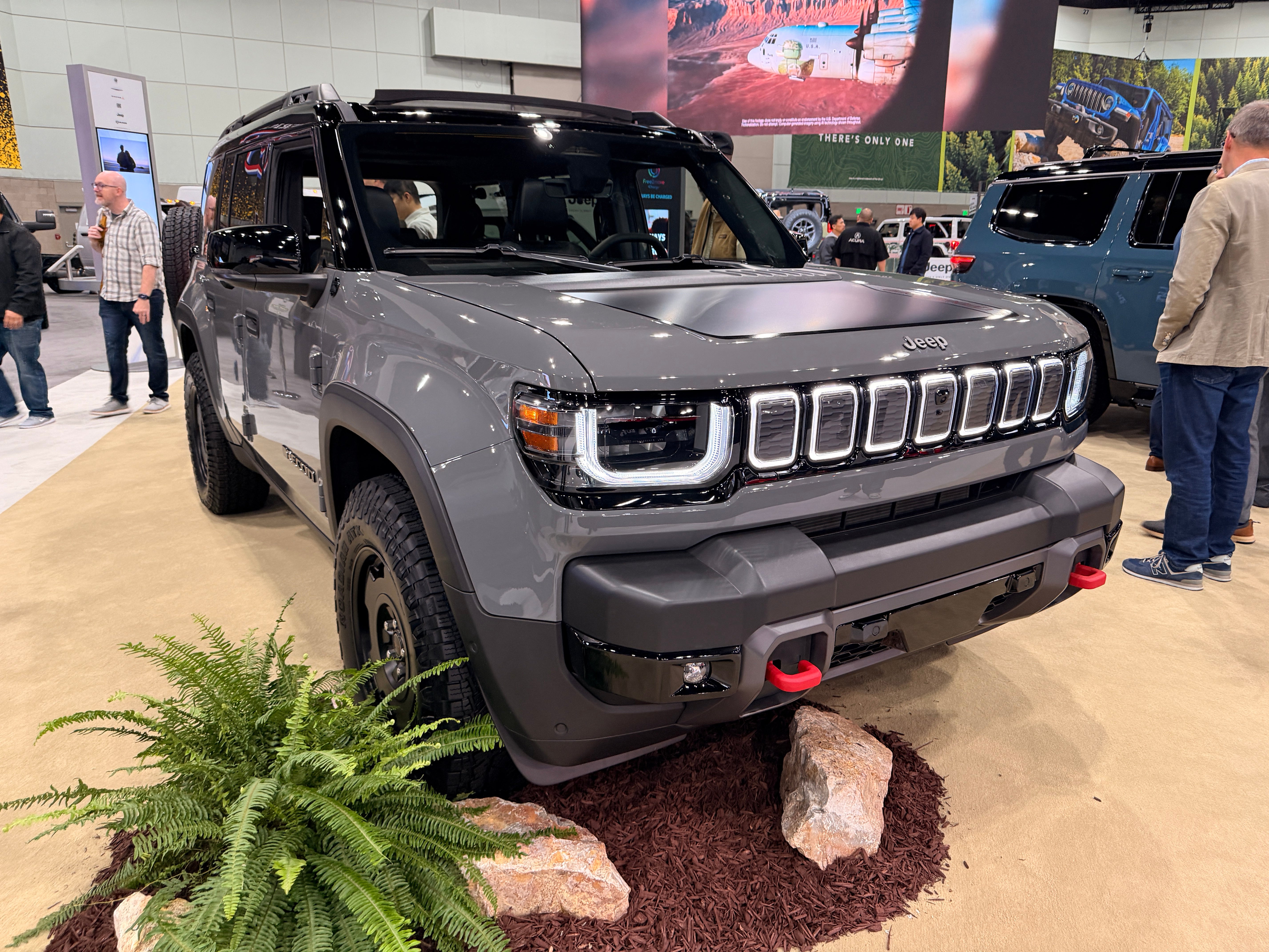 The new all-electric Jeep Recon promises traditional Jeep thrills in the wilderness, but with zero emissions