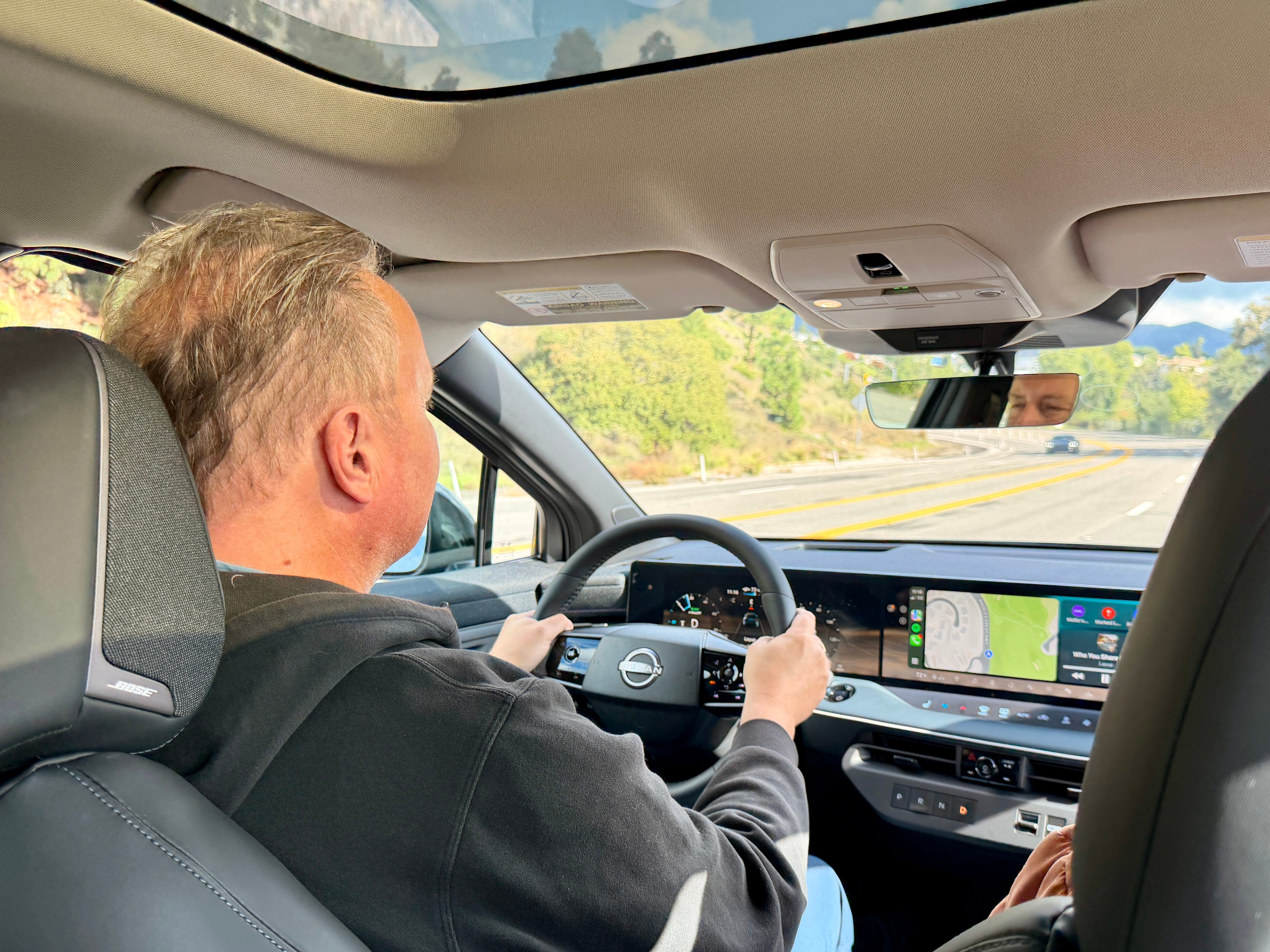 I drove the new Nissan Leaf in California where it impressed with its road manners