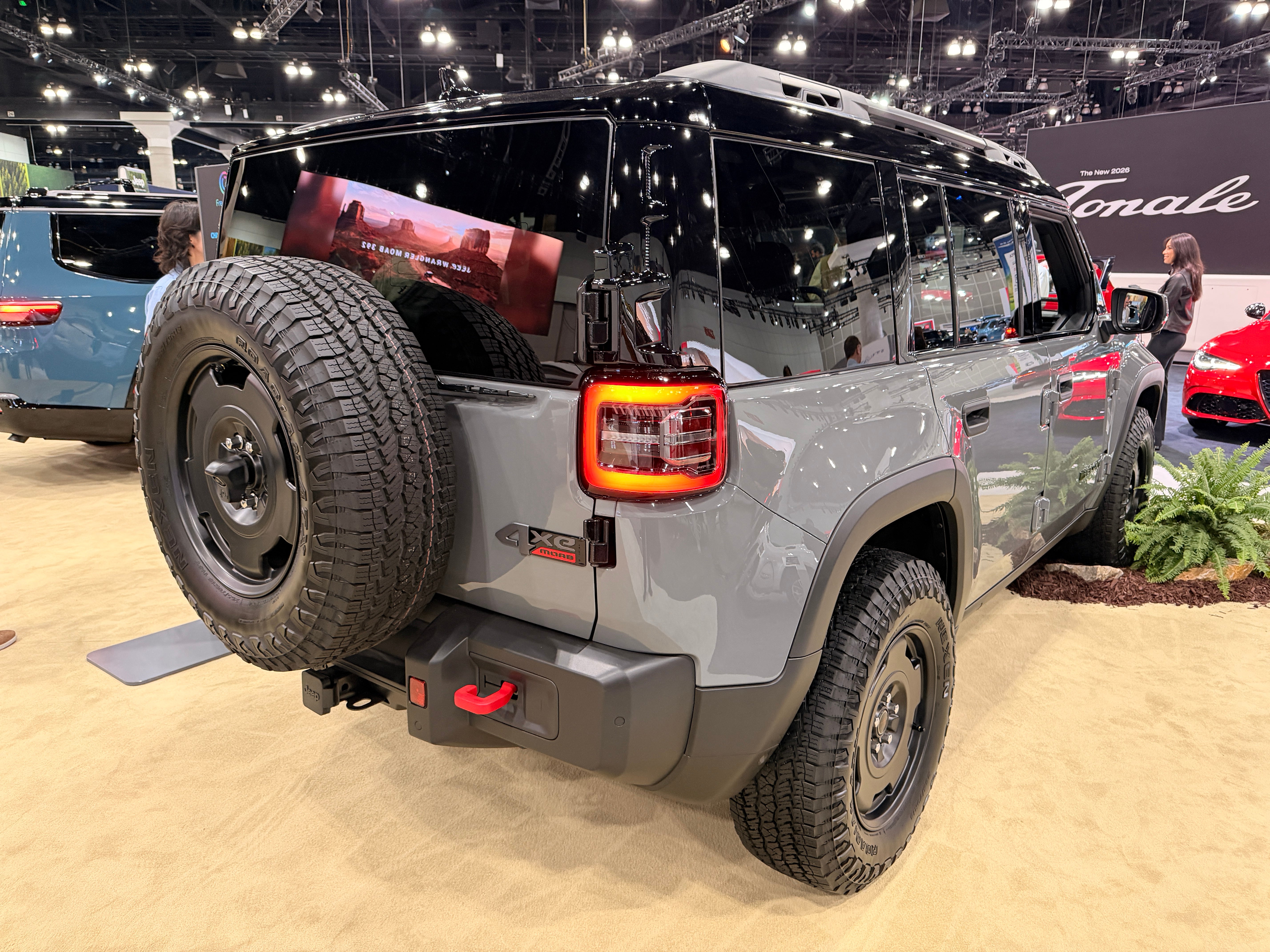 The Jeep Recon promises traditional Jeep off-roading ability, but with electric power