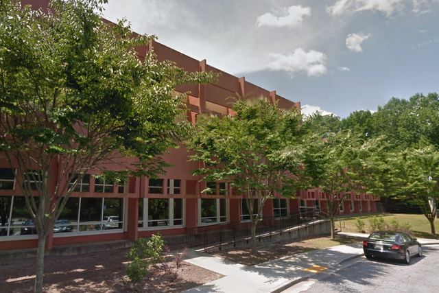 <p>The exterior of 2819 Church, a popular Atlanta-area church, which previously employed Kenneth McFarland, who was arrested earlier this month on allegations of child abuse</p>