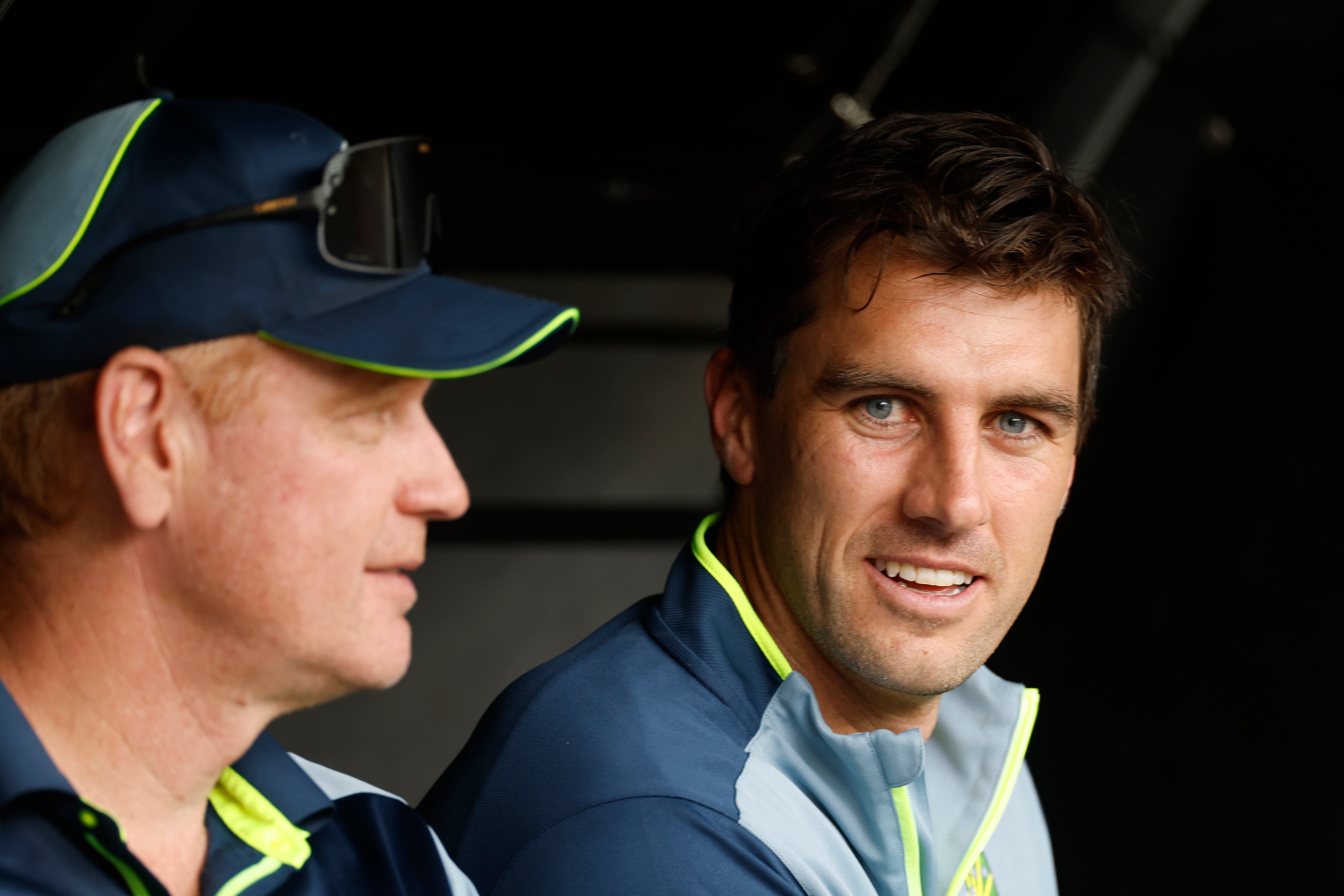 Cummins also watched Australia’s first-Test victory with the team