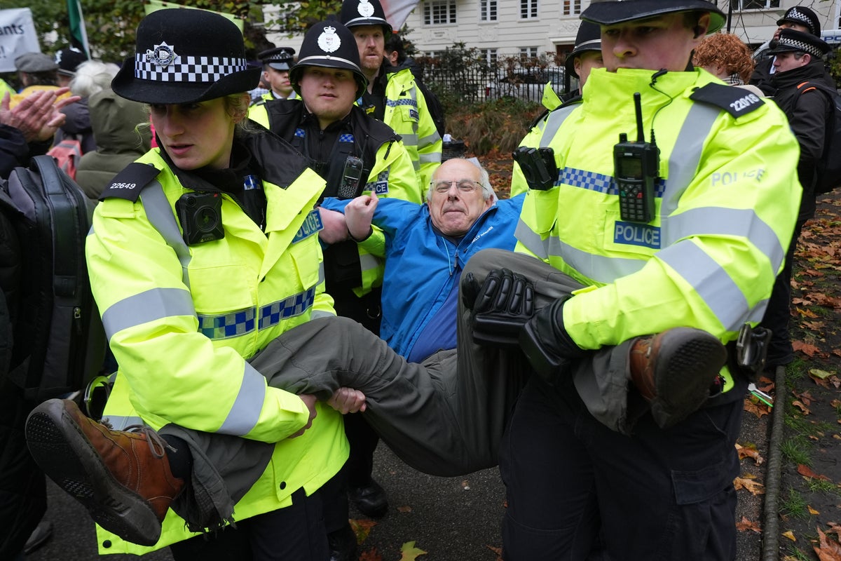 Palestine Action protest sees at least 90 arrested