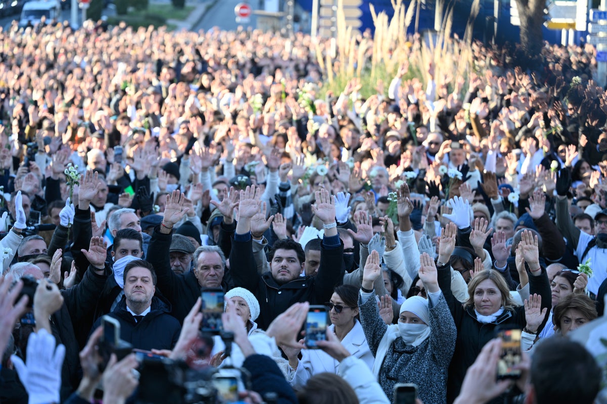 Thousands march in Marseille after killing of activist’s brother shocks France