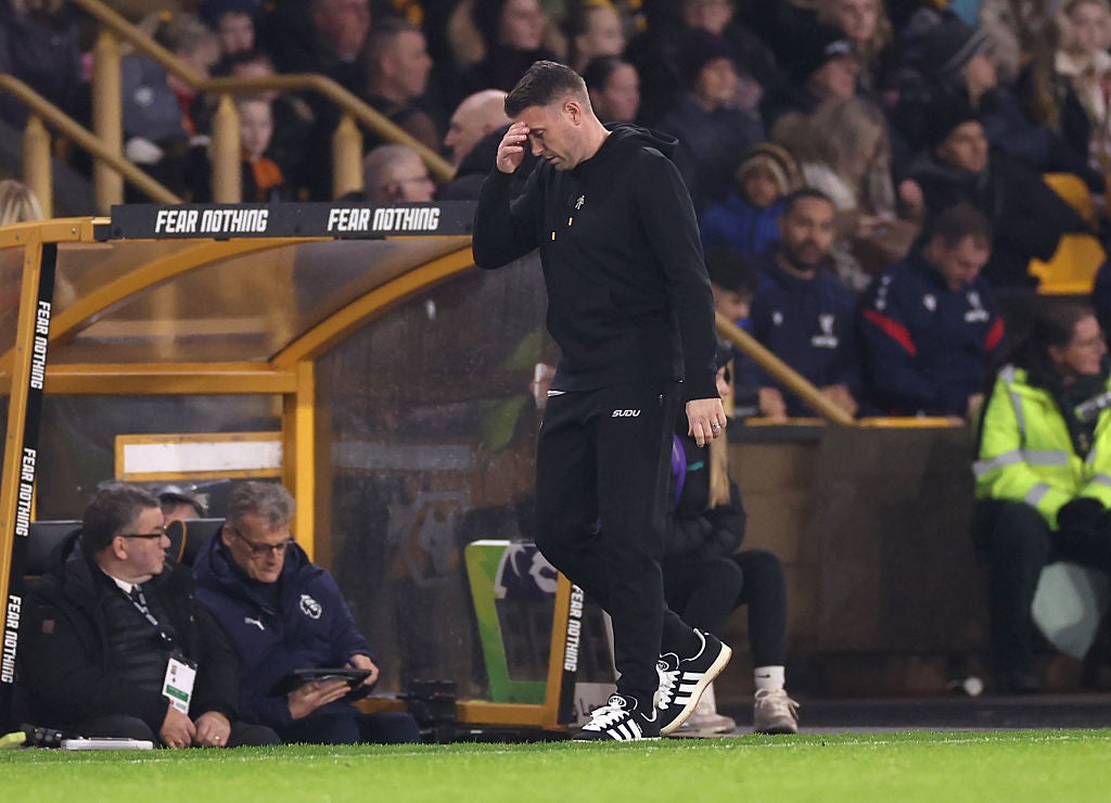 Rob Edwards suffered defeat on his Wolves homecoming