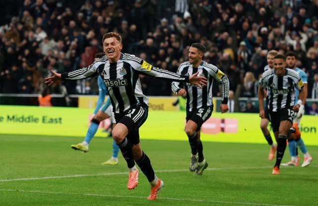 <p>Barnes bundled in the winner at the end of a frantic seven-minute period</p>