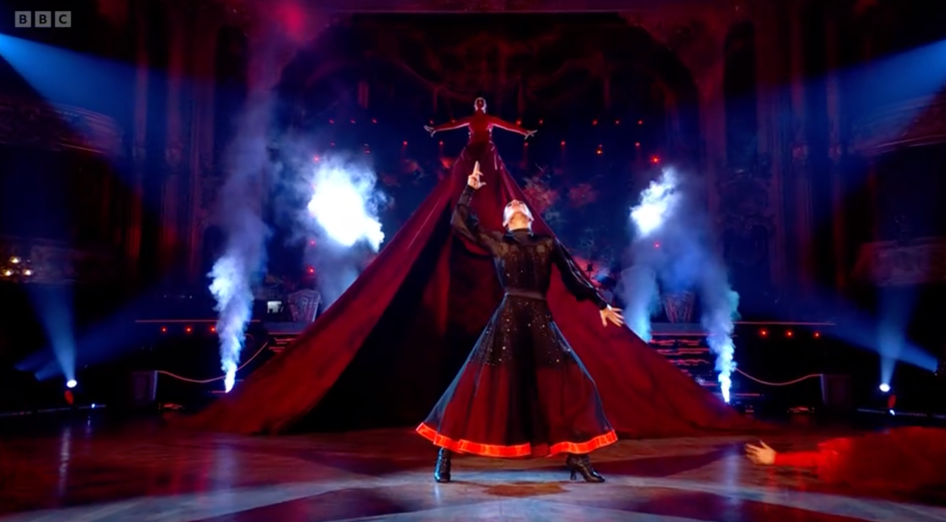 Karen Carney dances a Paso doble on Strictly's Blackpool week