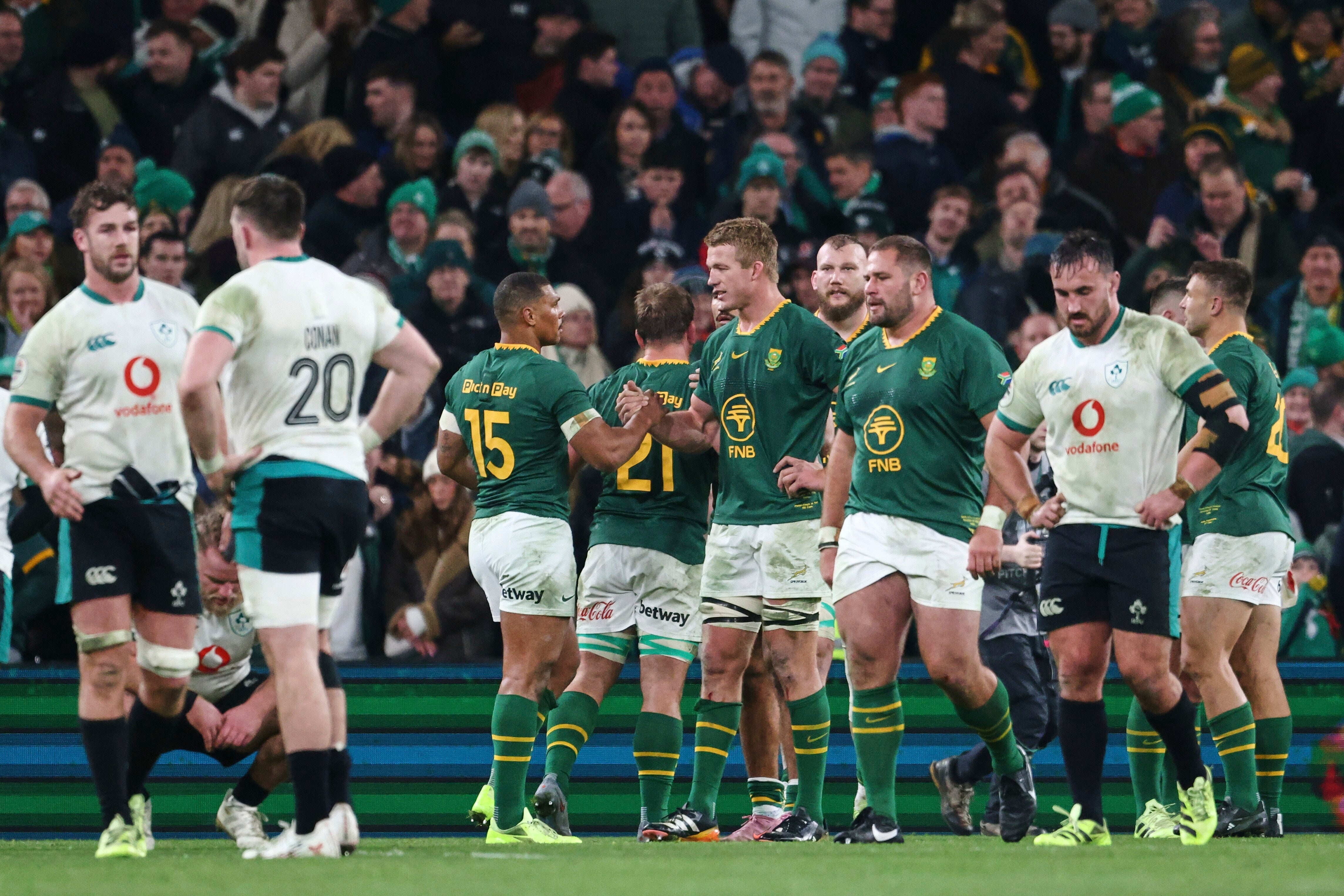 South Africa overcame a gutsy Ireland in Dublin