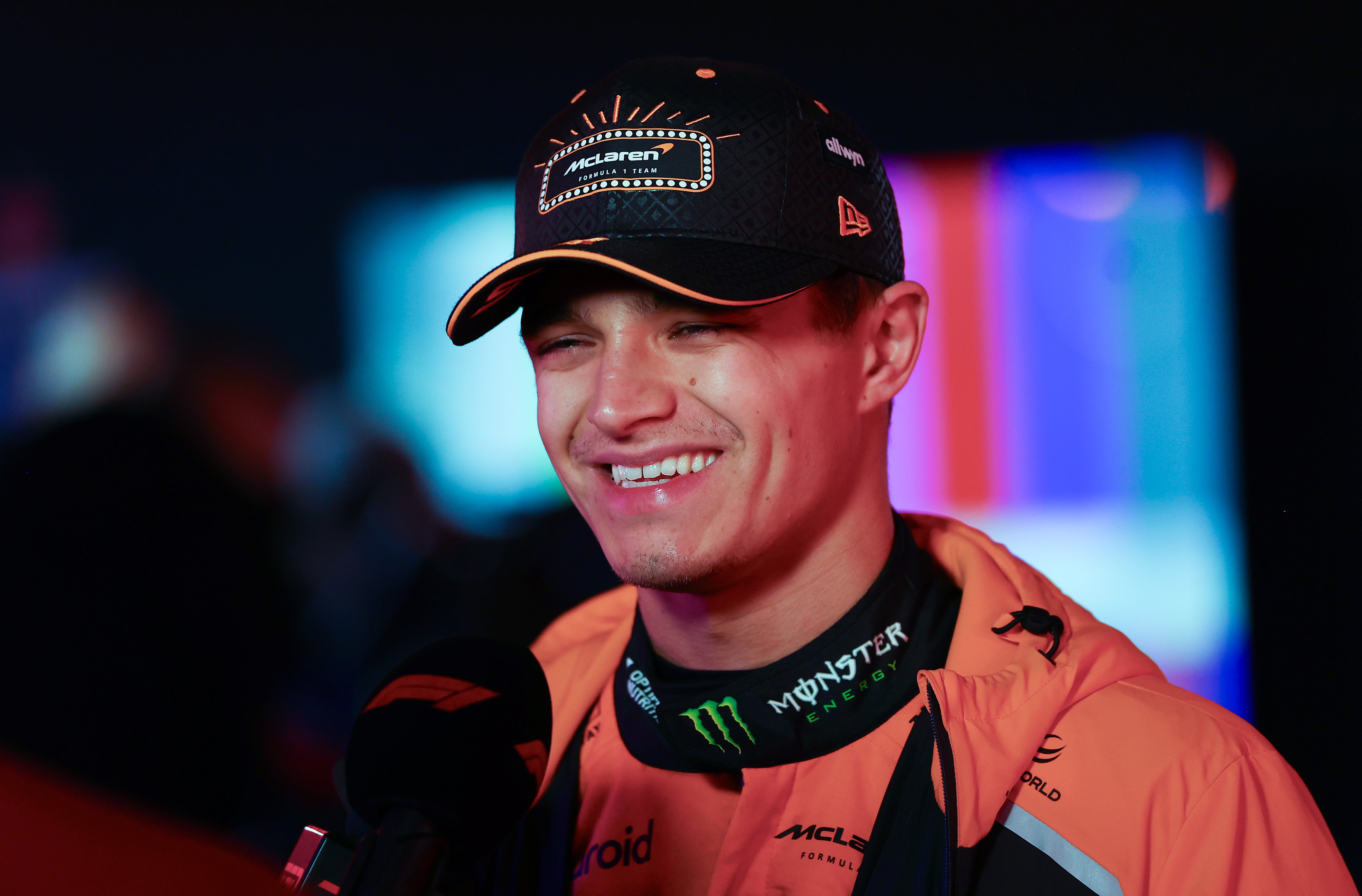 Lando Norris secured pole position for the Las Vegas GP qualifying