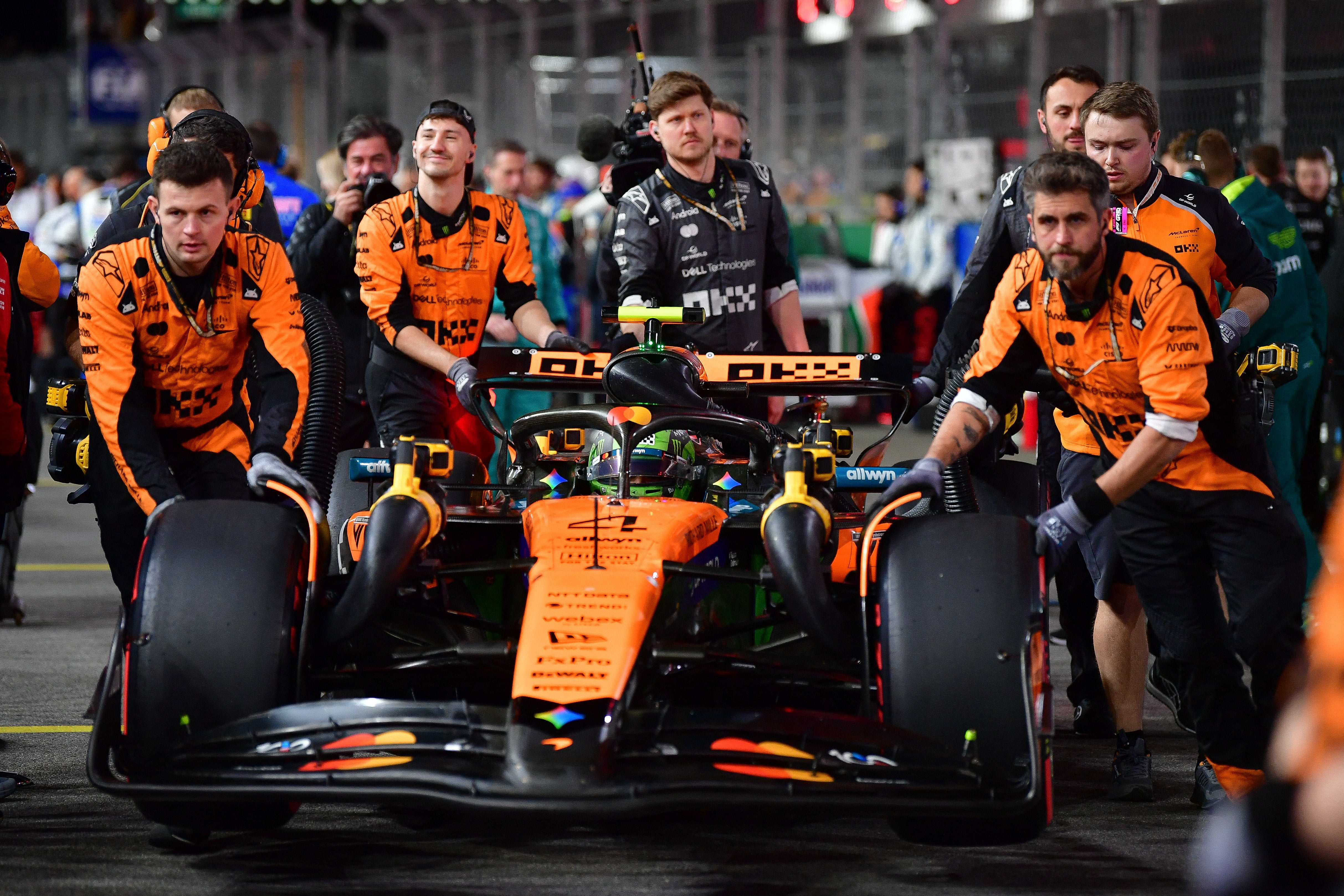 McLaren apologised to both drivers for the loss of points