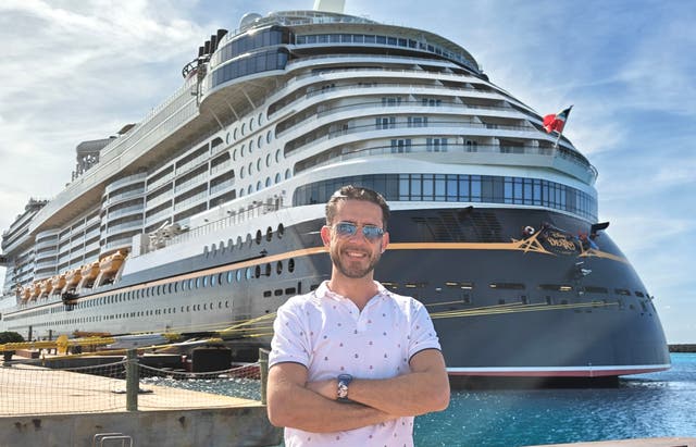 <p>Marc Shoffman explored the new Disney Destiny cruise ship</p>