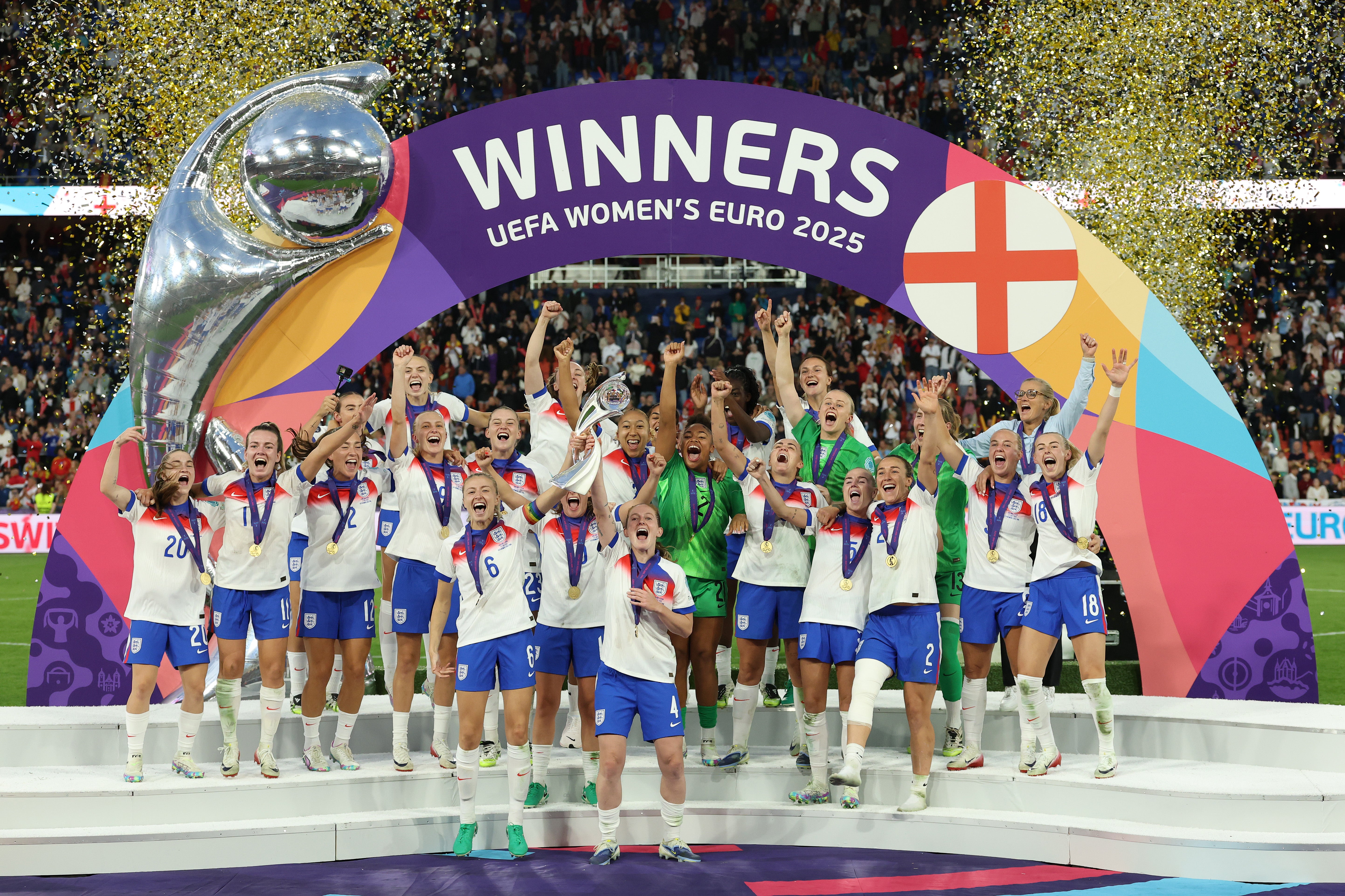 The Lionesses won Team of the Year in 2022 after lifting the Euros and defended their title at Euro 2025